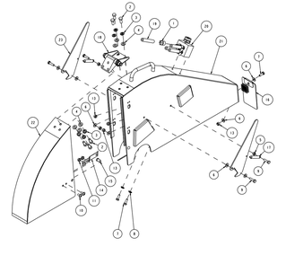 Section 31 Diagram and Parts List for MK-4020KB 167420-20 MK Diamond Concrete Saw
